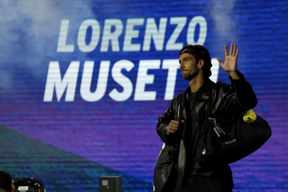 Lorenzo Musetti in de Finale van het ATP 250-toernooi in Athene